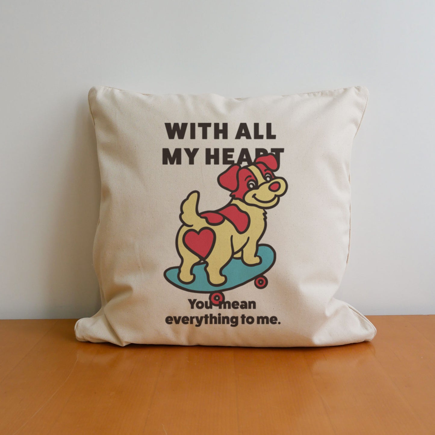 【期間限定！ 2/23 まで販売中】 〈 MY HEART♡〉 CUSHION COVER/ クッションカバー（送料無料）