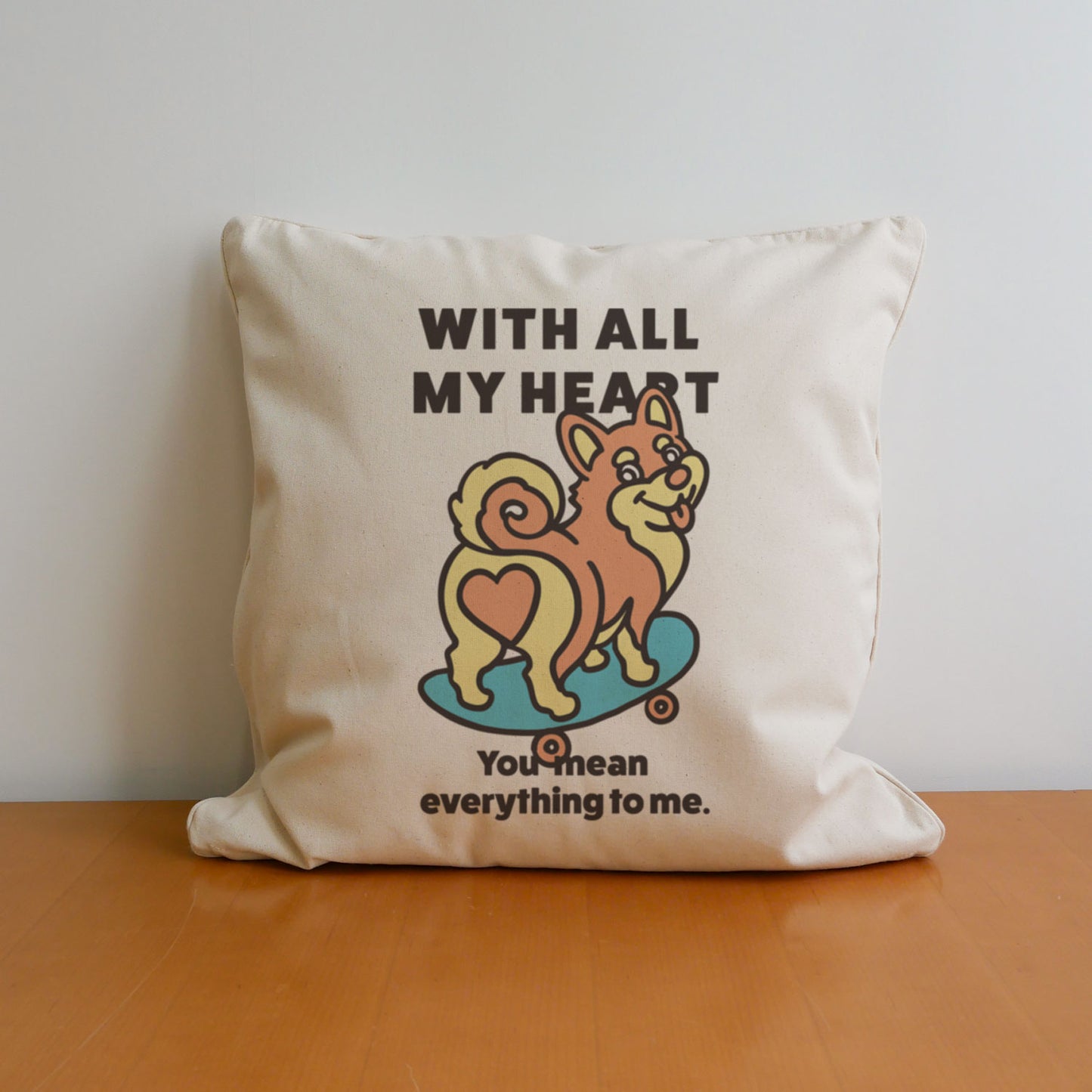 【期間限定！ 2/23 まで販売中】 〈 MY HEART♡〉 CUSHION COVER/ クッションカバー（送料無料）