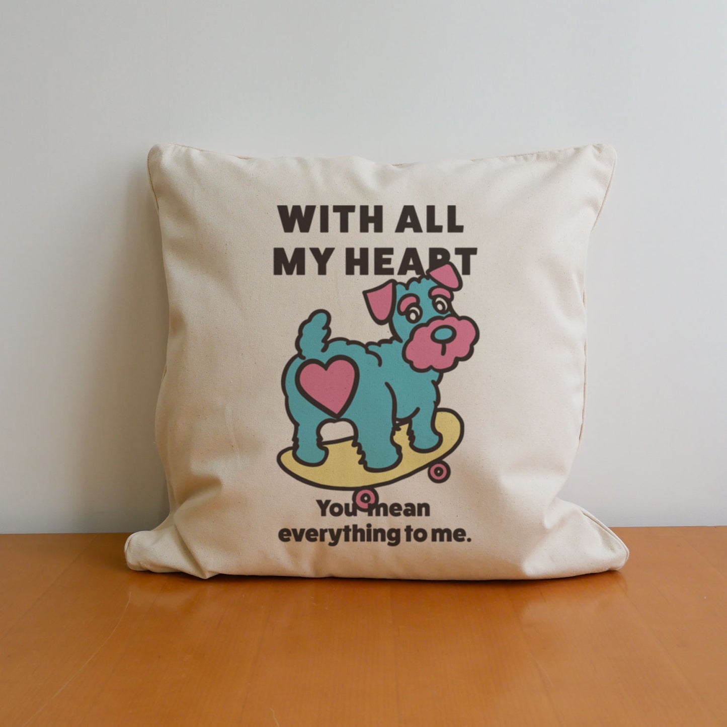 【期間限定！ 2/23 まで販売中】 〈 MY HEART♡〉 CUSHION COVER/ クッションカバー（送料無料）
