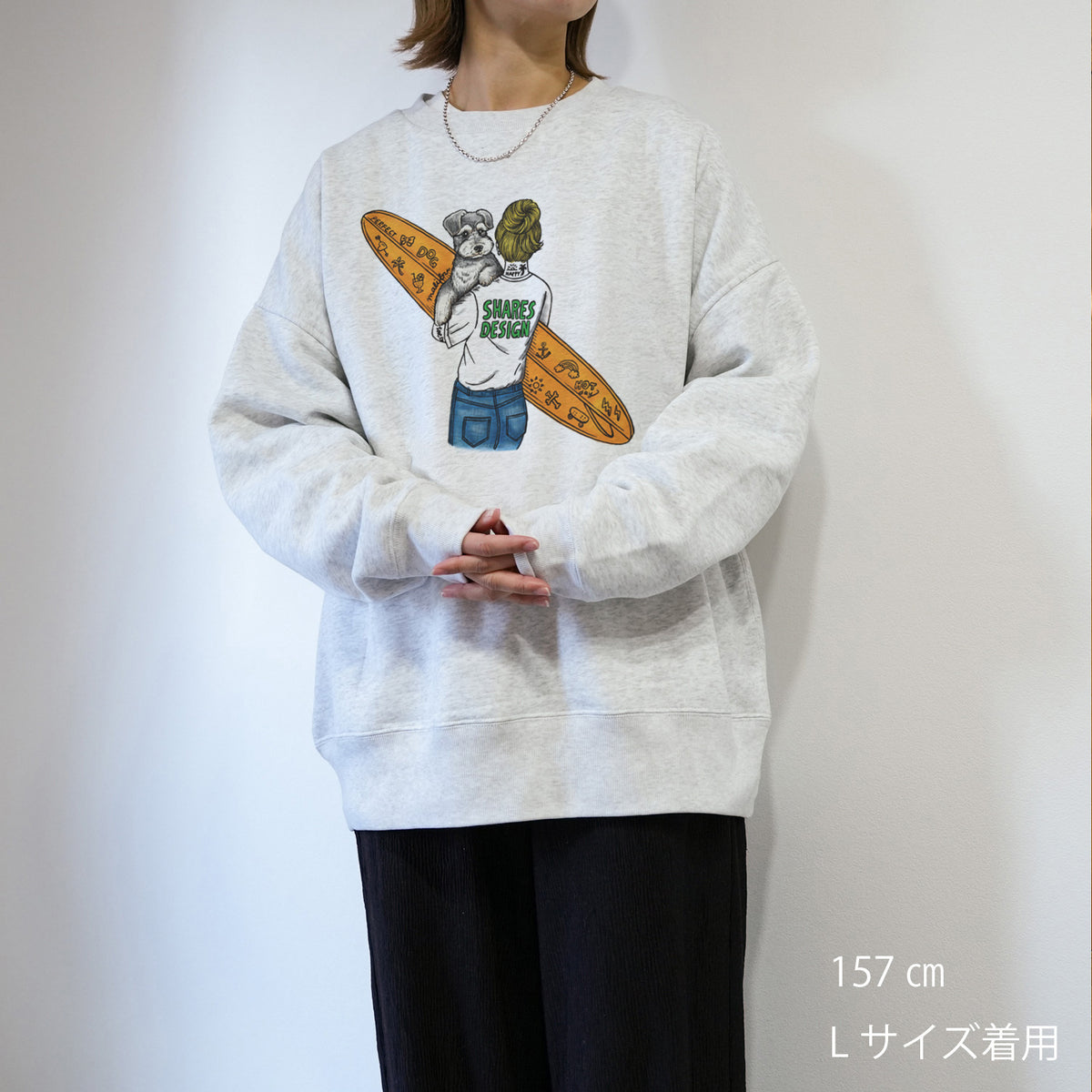 MALIBU GIRL BIG CREW SWEAT / ビッグスウェット