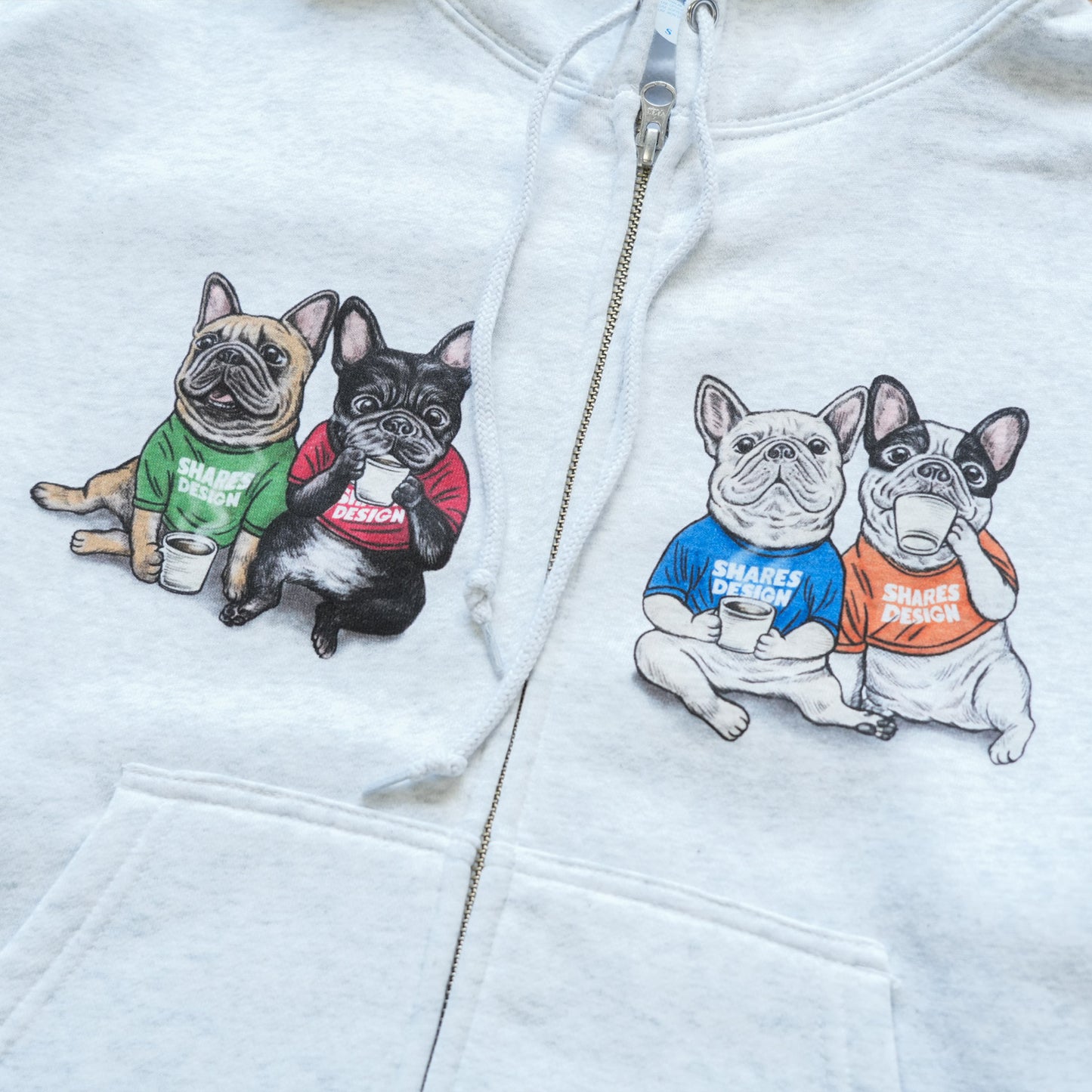 【期間限定！12月中旬お届け】4BUHI CAFE / ZIPパーカー