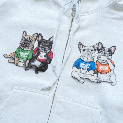 【期間限定！12月中旬お届け】4BUHI CAFE / ZIPパーカー