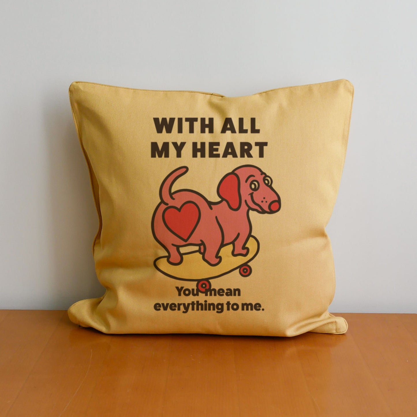 【期間限定！ 2/23 まで販売中】 〈 MY HEART♡〉 CUSHION COVER/ クッションカバー（送料無料）