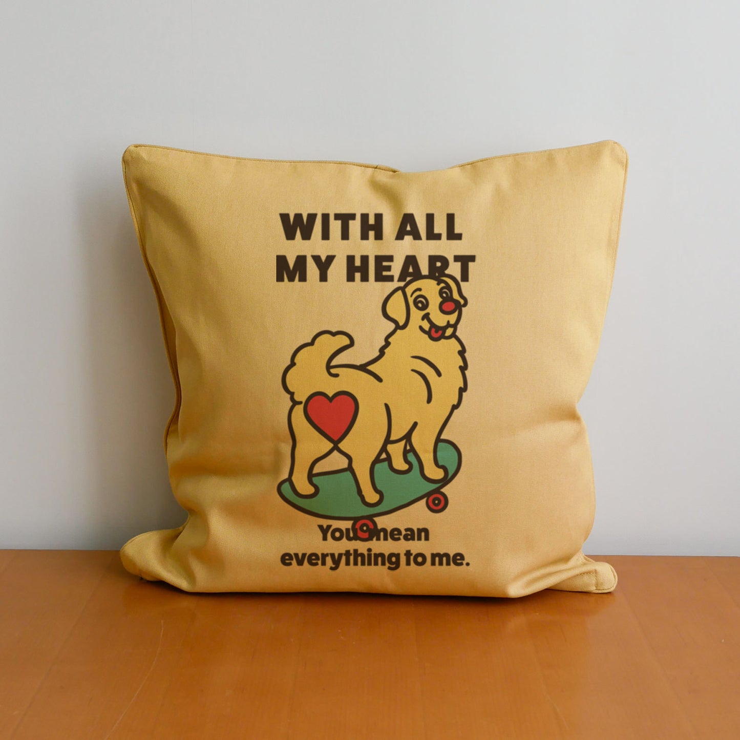 【期間限定！ 2/23 まで販売中】 〈 MY HEART♡〉 CUSHION COVER/ クッションカバー（送料無料）