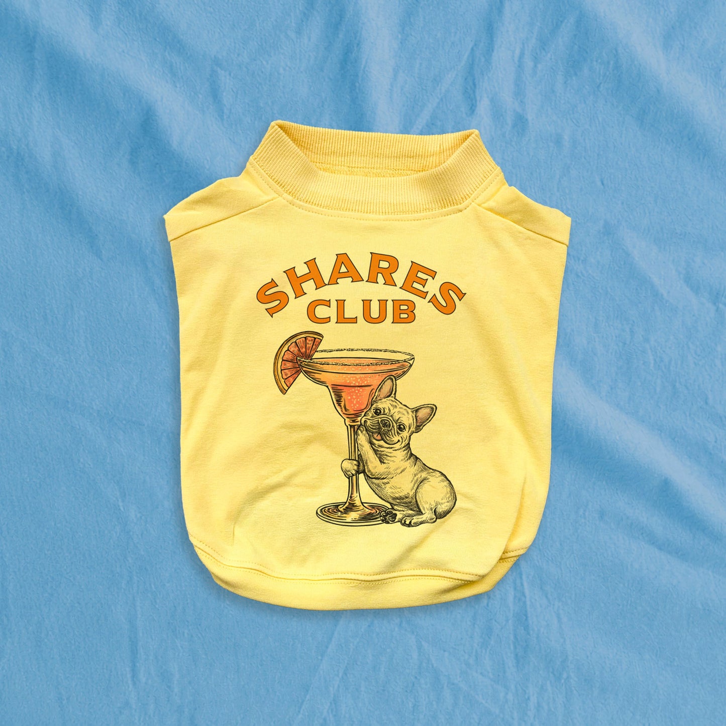 【期間限定！ 7/26 まで販売中】RUUU 描きおろし 〈 SHARES CLUB〉DOG T-SHIRTS/ 犬用 T シャツ