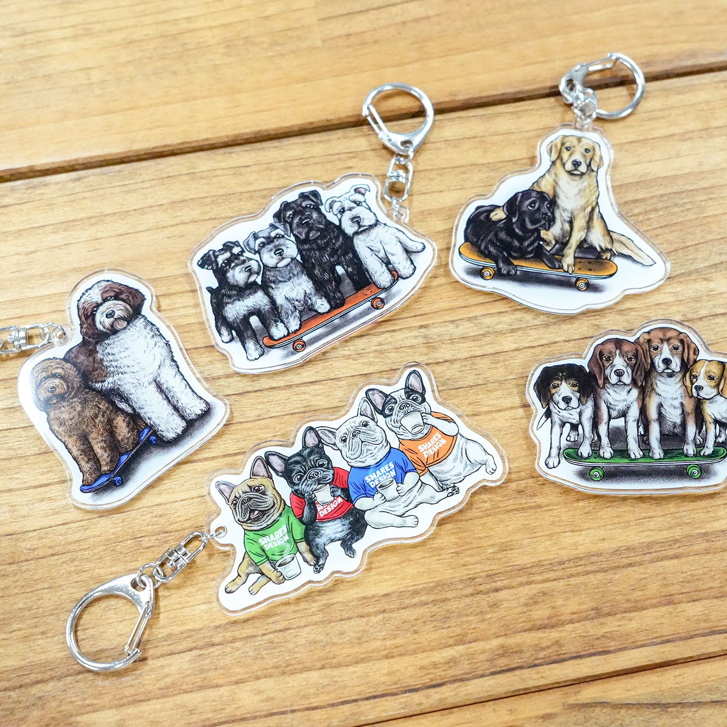 【数量限定！】80s VINTAGE DOG キーホルダー/ 4BUHI CAFE（送料無料）