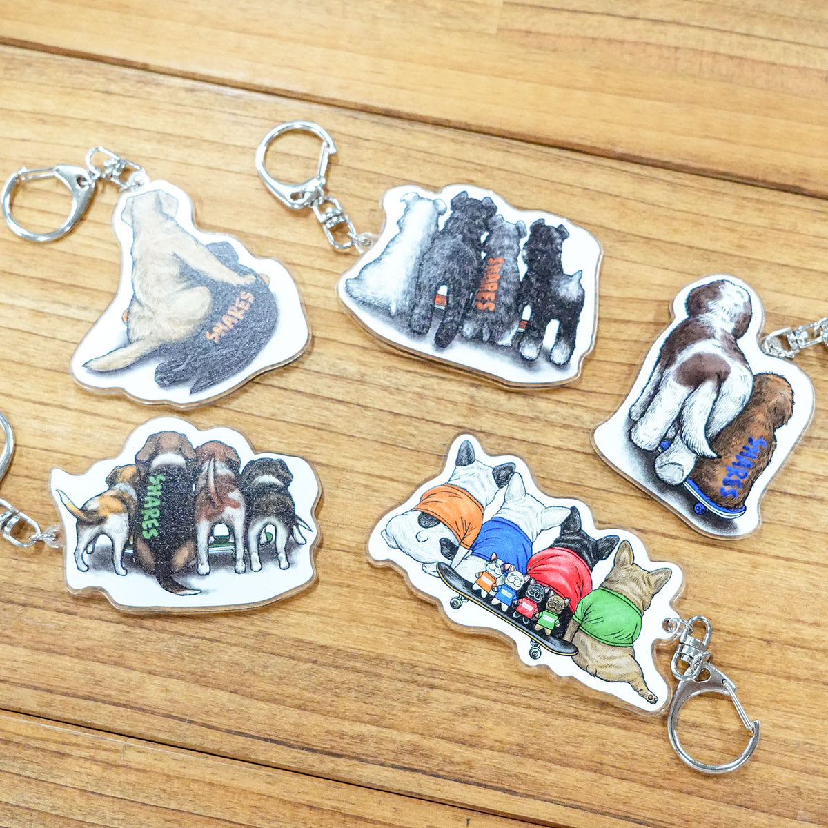 【数量限定！】80s VINTAGE DOG キーホルダー/ 4BUHI CAFE（送料無料）