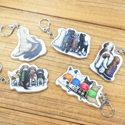【数量限定！】80s VINTAGE DOG キーホルダー/ 4BUHI CAFE（送料無料）