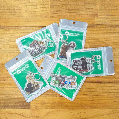 【数量限定！】80s VINTAGE DOG キーホルダー/ 4BUHI CAFE（送料無料）