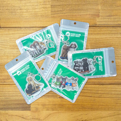 【数量限定！】80s VINTAGE DOG キーホルダー/全4犬種（送料無料）