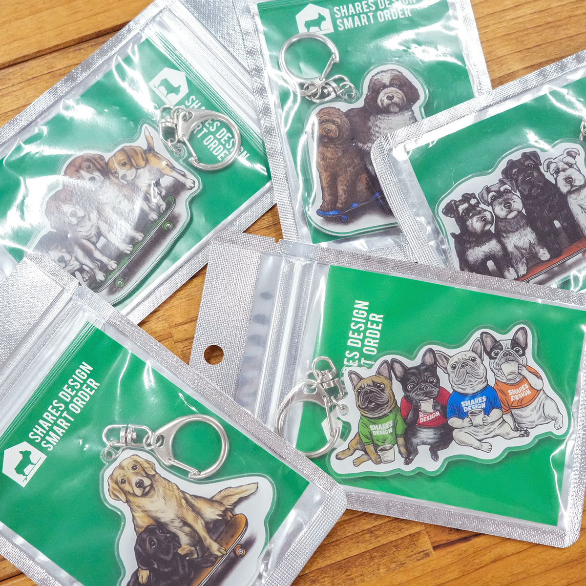 【数量限定！】80s VINTAGE DOG キーホルダー/ 4BUHI CAFE（送料無料）