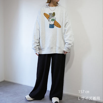 MALIBU GIRL BIG CREW SWEAT / ビッグスウェット