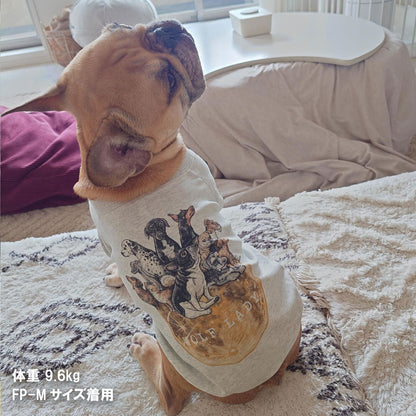 【受注生産！ 12/26 まで予約（1 月中旬～お届け）】 〈WOLFLADY×RUUU.〉 DOG T-SHIRTS/ 犬用T シャツ