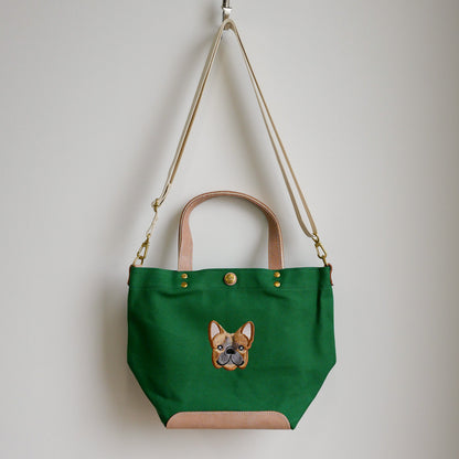 FB FACE EMB SHOULDER 2WAY BAG 【Fawn】