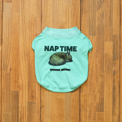 【期間限定！12月中旬お届け】 NAP TIME /犬用Tシャツ