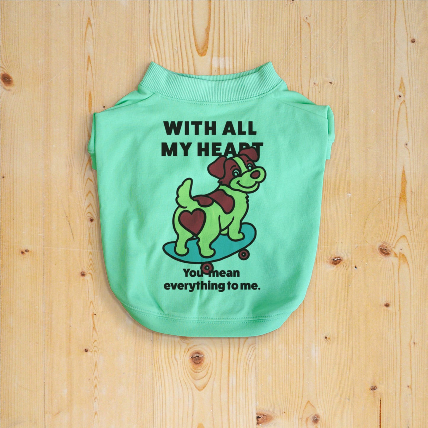 【期間限定！ 2/23 まで販売中】 〈 MY HEART♡〉 DOG T-SHIRTS/ 犬用 T シャツ