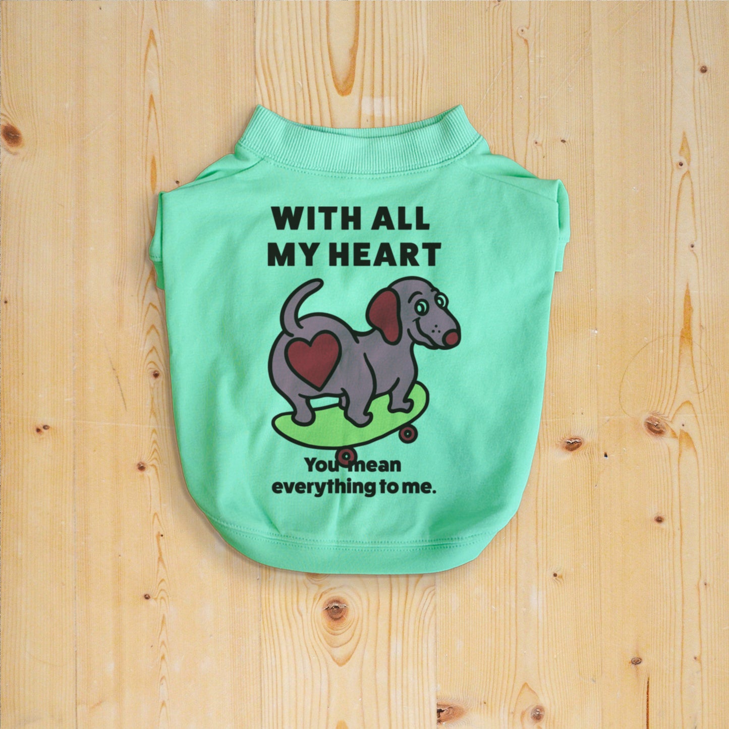 【期間限定！ 2/23 まで販売中】 〈 MY HEART♡〉 DOG T-SHIRTS/ 犬用 T シャツ