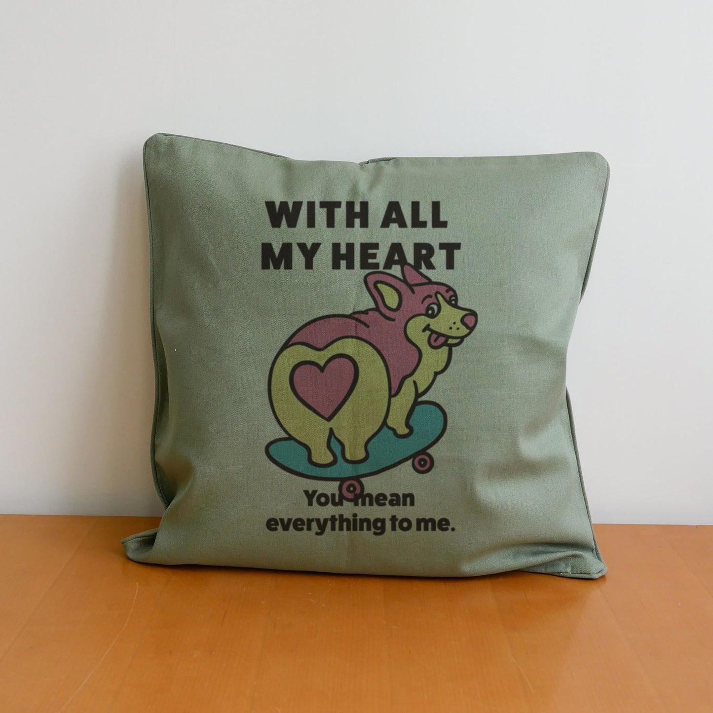 【期間限定！ 2/23 まで販売中】 〈 MY HEART♡〉 CUSHION COVER/ クッションカバー（送料無料）