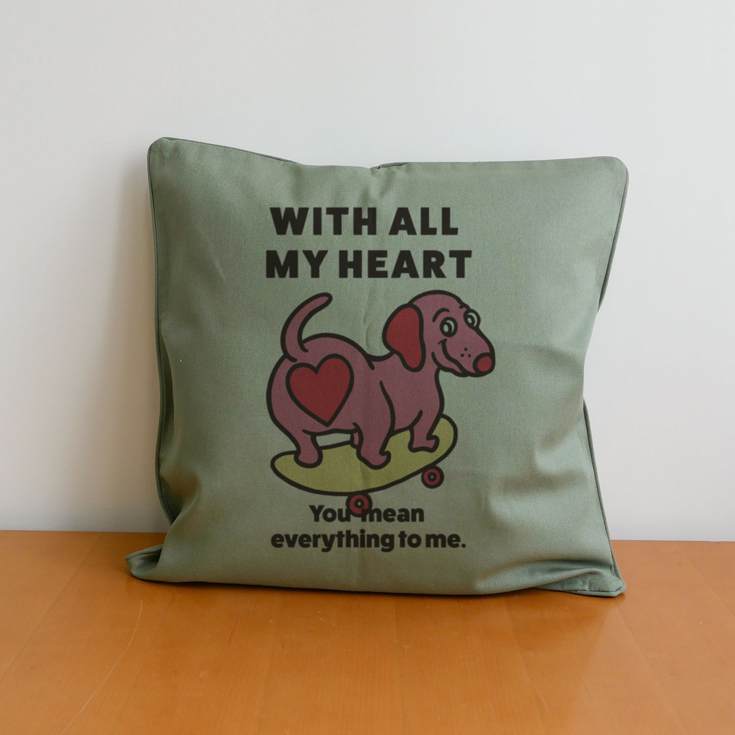 【期間限定！ 2/23 まで販売中】 〈 MY HEART♡〉 CUSHION COVER/ クッションカバー（送料無料）
