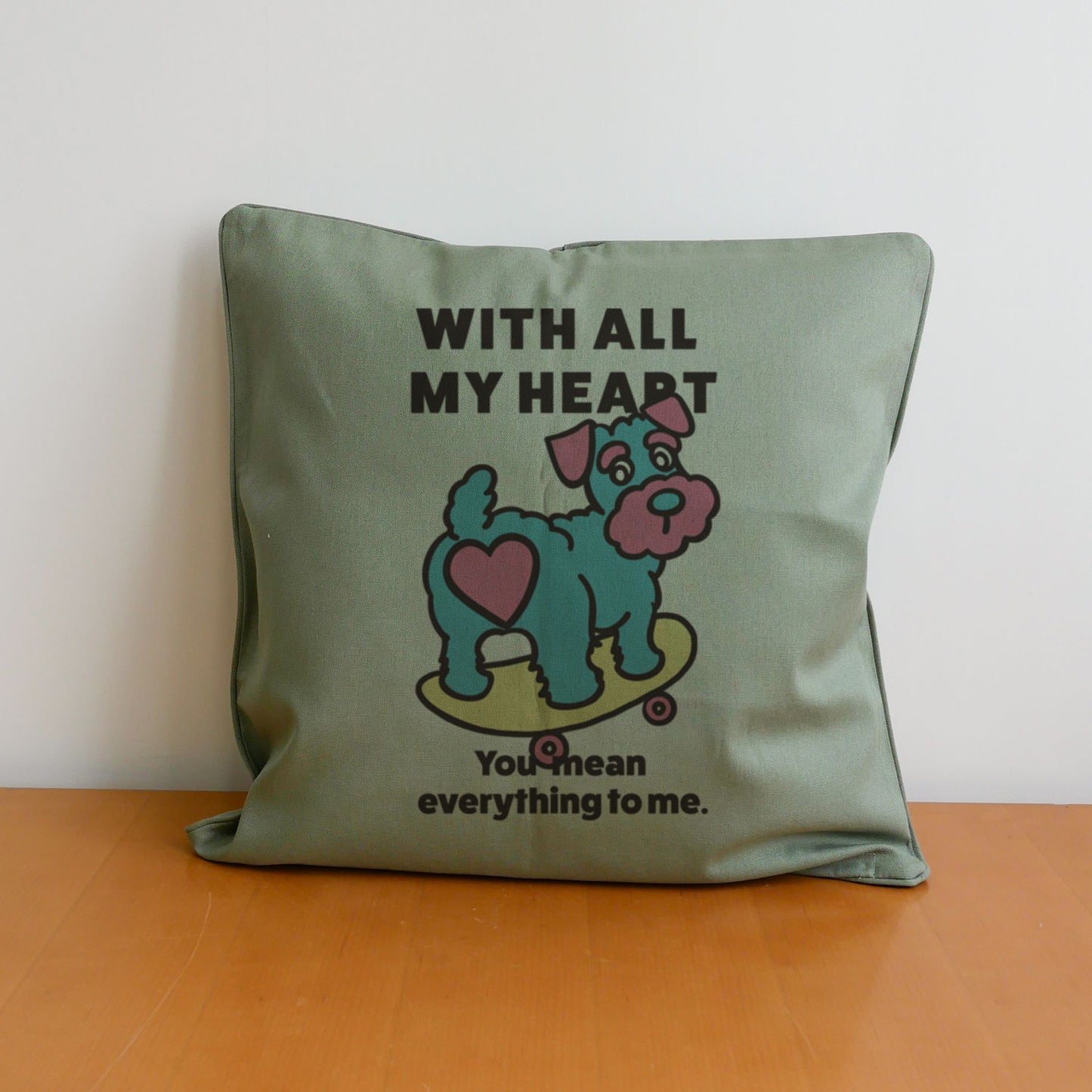 【期間限定！ 2/23 まで販売中】 〈 MY HEART♡〉 CUSHION COVER/ クッションカバー（送料無料）