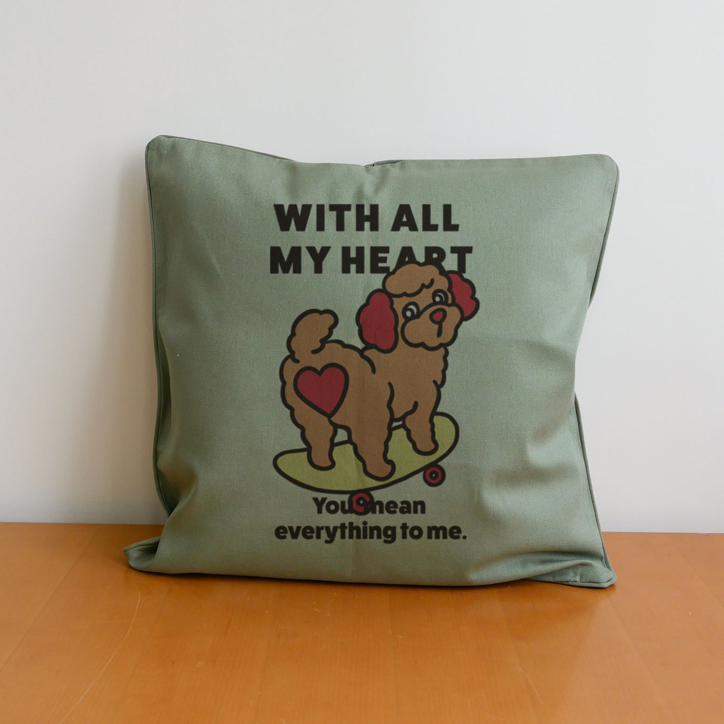 【期間限定！ 2/23 まで販売中】 〈 MY HEART♡〉 CUSHION COVER/ クッションカバー（送料無料）