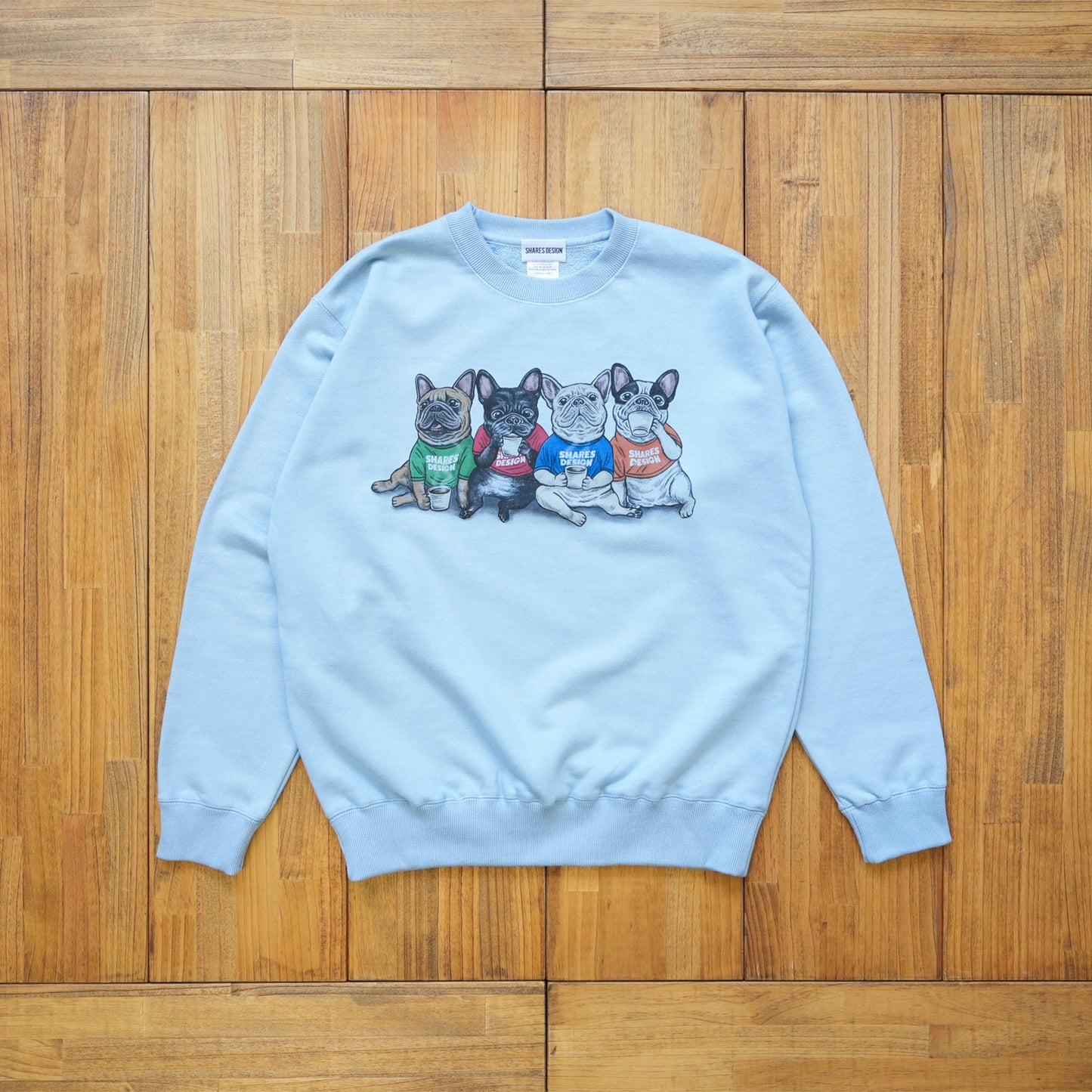 【期間限定！12月中旬お届け】4BUHI CAFE / クルーネックスウェット