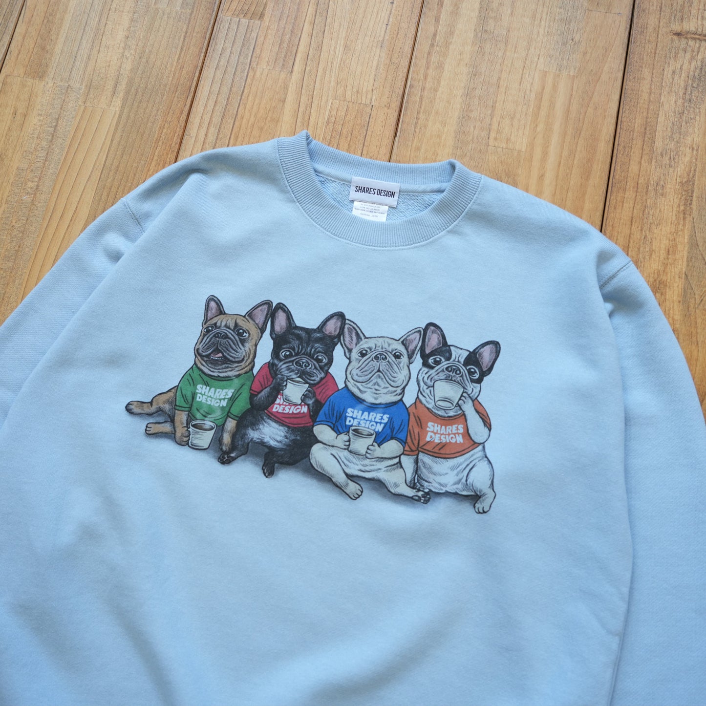 【期間限定！12月中旬お届け】4BUHI CAFE / クルーネックスウェット