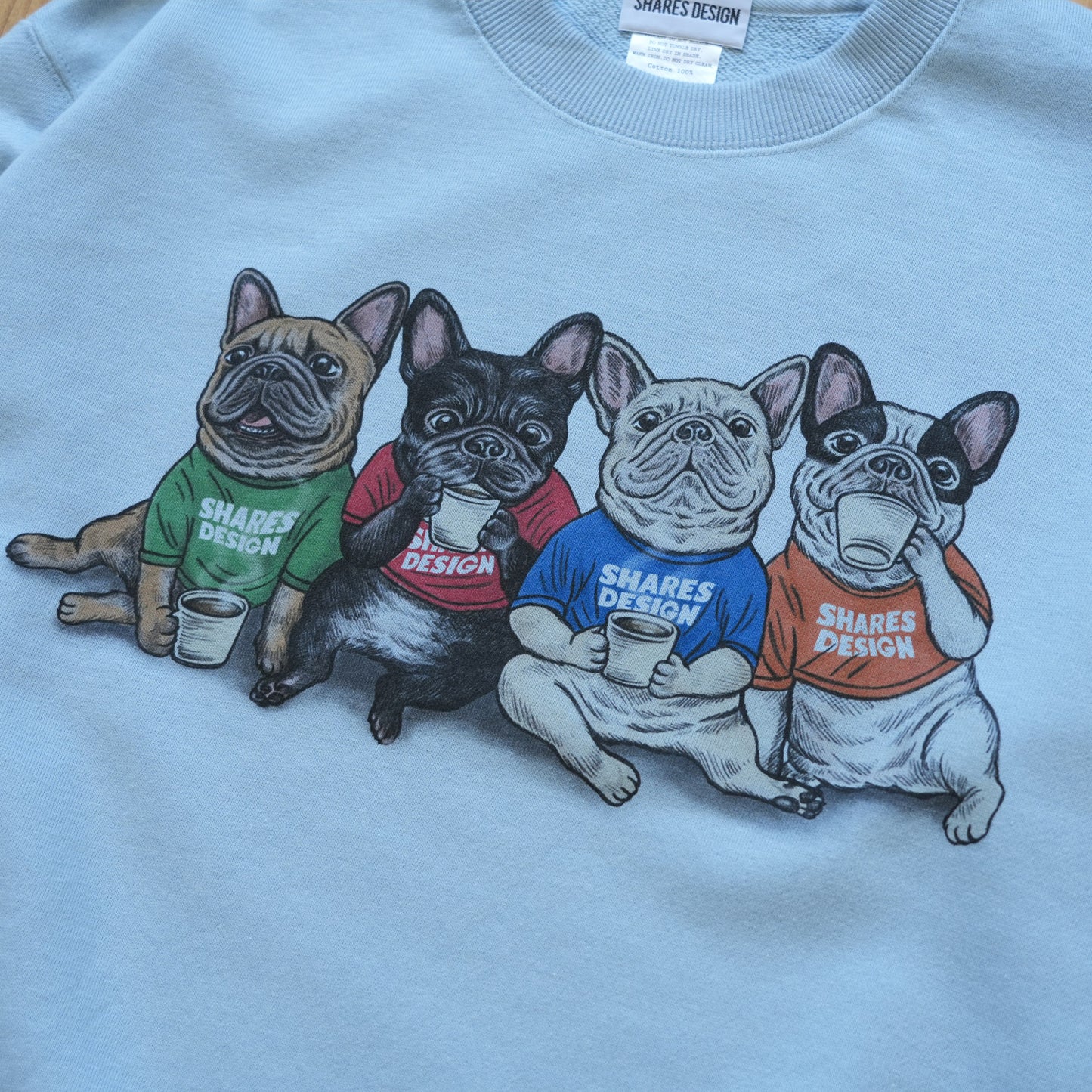 【期間限定！12月中旬お届け】4BUHI CAFE / クルーネックスウェット