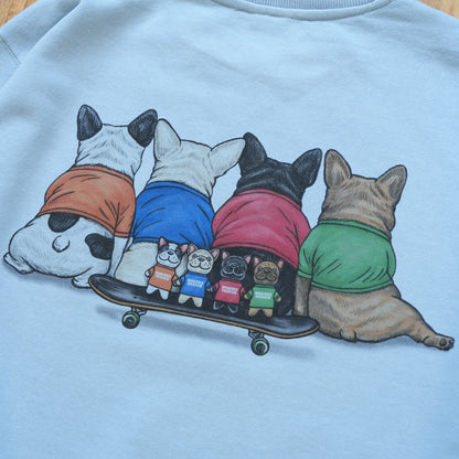 【期間限定！12月中旬お届け】4BUHI CAFE / クルーネックスウェット