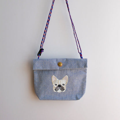 FB FACE EMB POCHETTE 【NEW シャンブレー素材】