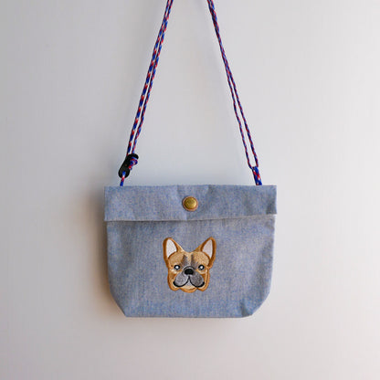 FB FACE EMB POCHETTE 【NEW シャンブレー素材】