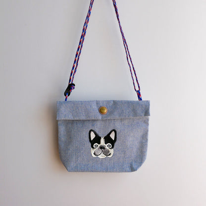 FB FACE EMB POCHETTE 【NEW シャンブレー素材】