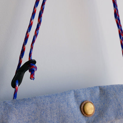 FB FACE EMB POCHETTE 【NEW シャンブレー素材】