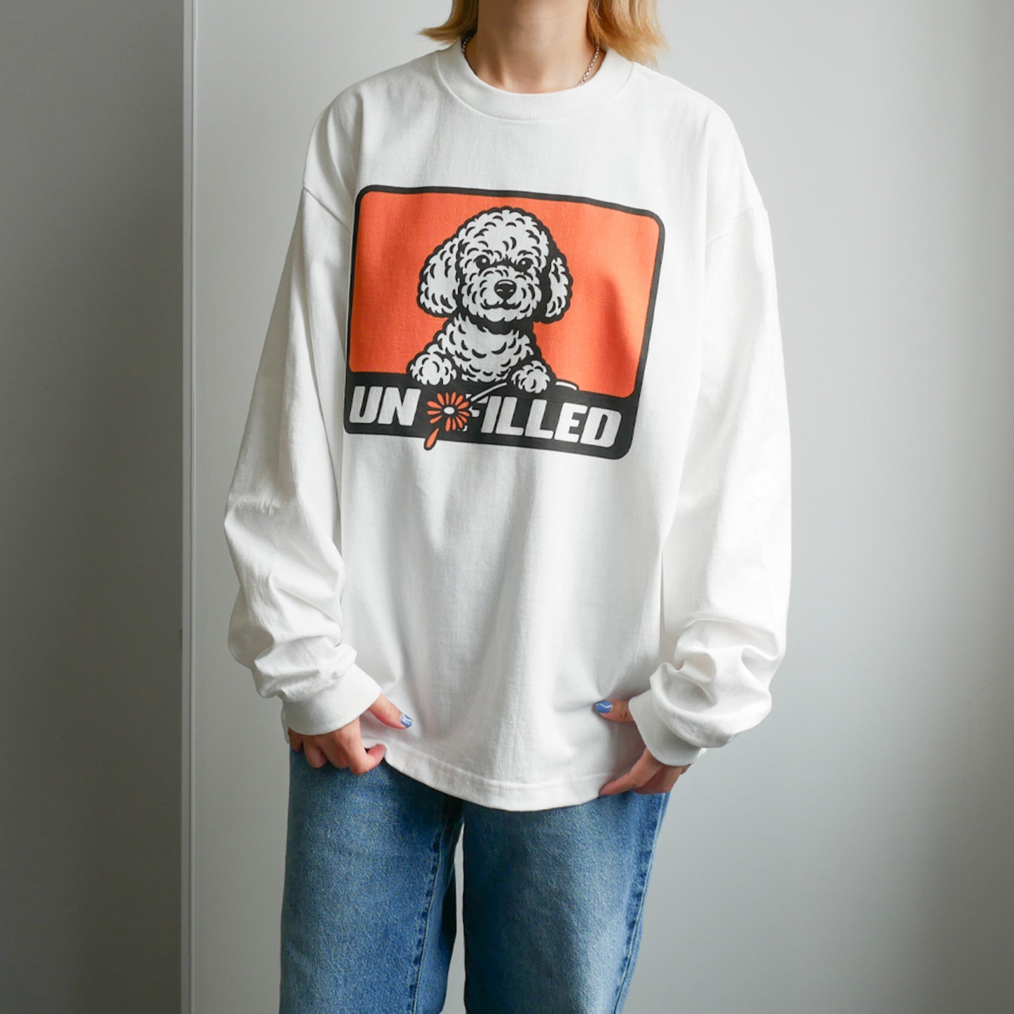 GERBERA DOG BOX LOGO LONGSLEEVE T-SHIRT