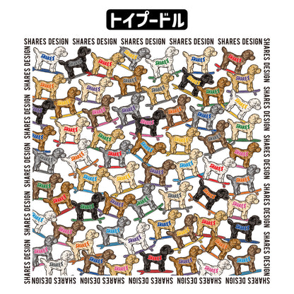 【全4犬種】ALL OVER COOL DRY TEE / 総柄 - 接触冷感 Tシャツ
