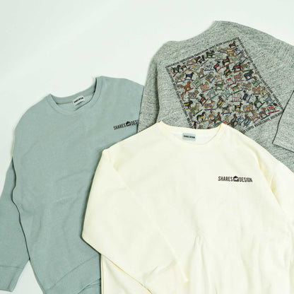 SHARES ALL OVER  LADIES SWEAT / 総柄-レディーススウェット