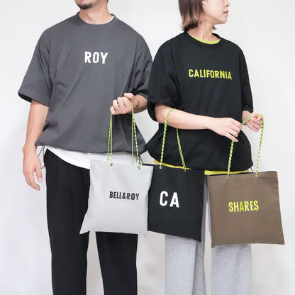 〈期間限定受注生産〉ネーム刺繍セミオーダー【 ドローコード T＋スクエアトートバッグ お得セット】