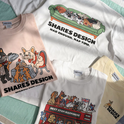 【期間限定！8/17まで販売中】〈 DOGTOON 〉T-SHIRTS/半袖Tシャツ