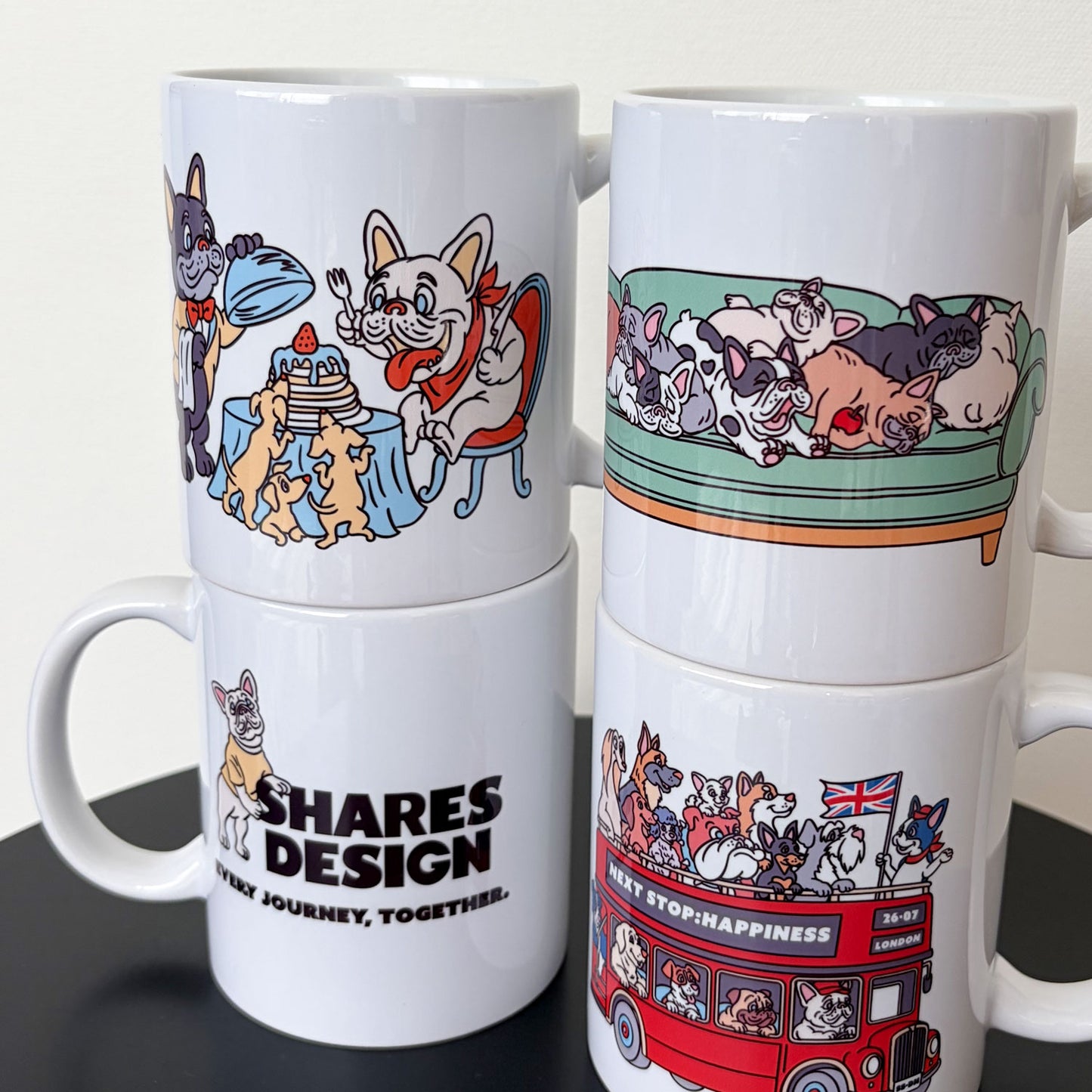 【期間限定！8/17まで販売中】〈 DOGTOON 〉MUG CUP/マグカップ