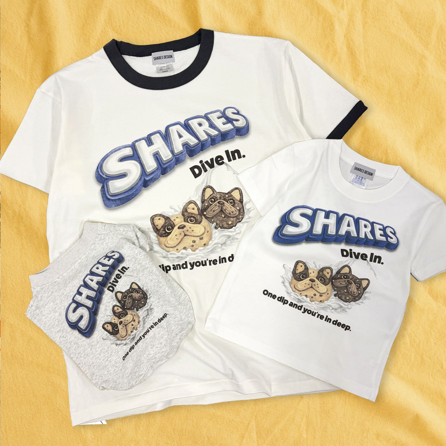 【期間限定！ 6/14 まで販売中】 〈 OYATSU TIME〉RINGER T-SHIRTS/リンガー 半袖 T シャツ