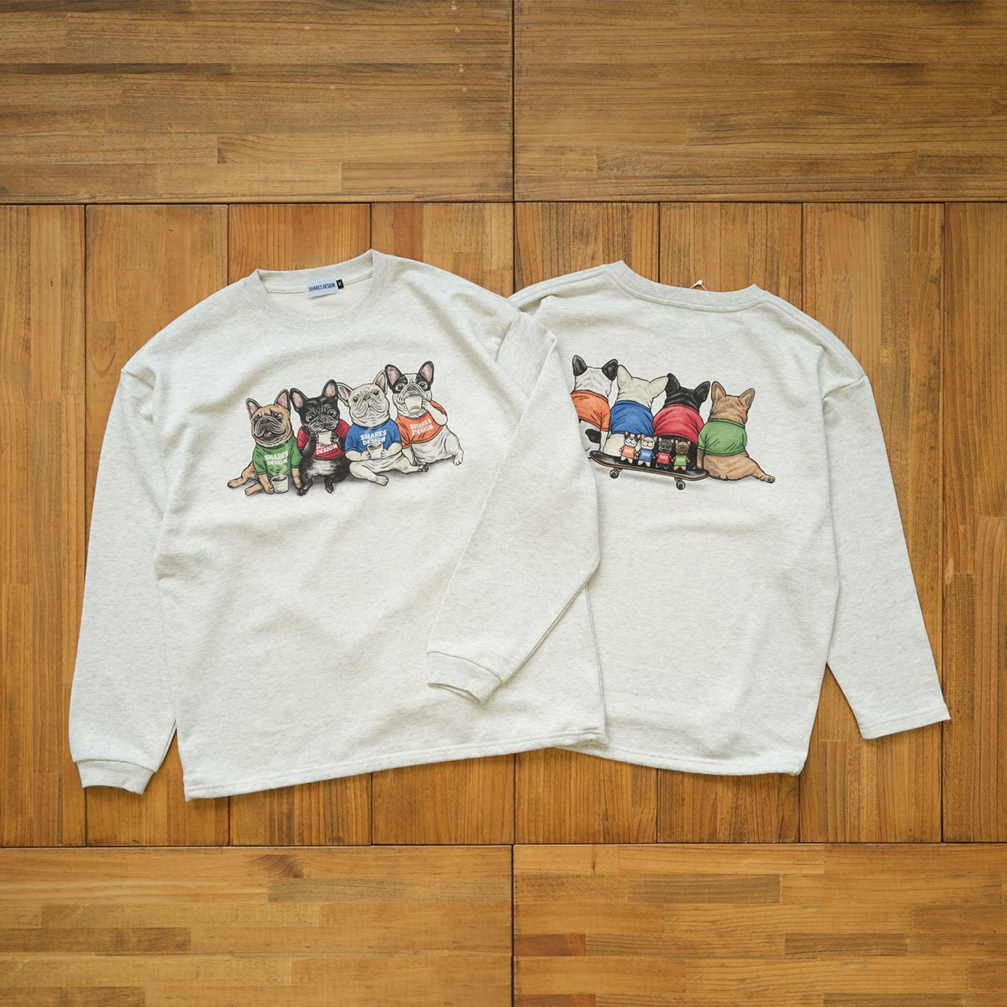 【期間限定！12月中旬お届け】4BUHI CAFE /裾ドローコード付きスウェット