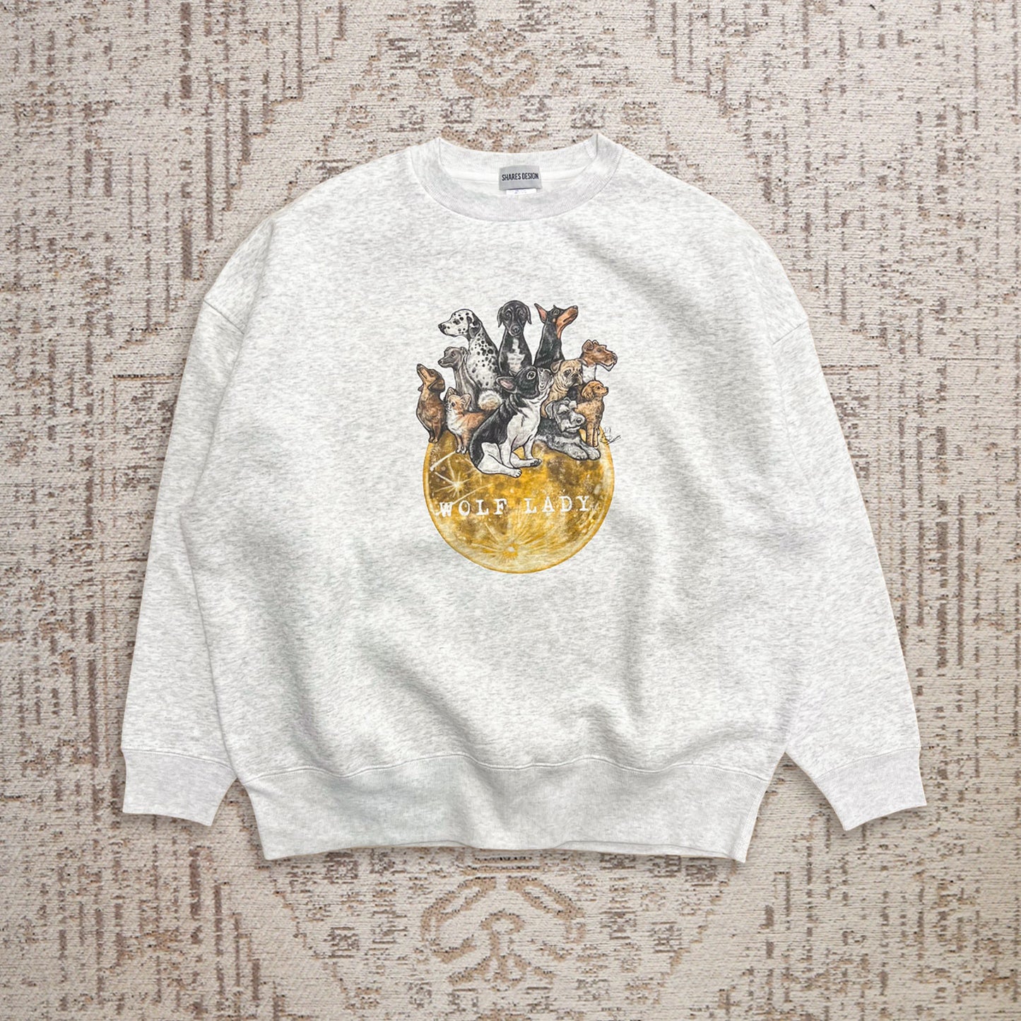 【受注生産！ 12/26 まで予約（1 月中旬～お届け）】 〈WOLFLADY×RUUU.〉 BIG SWEAT/ ビッグ裏起毛スウェット