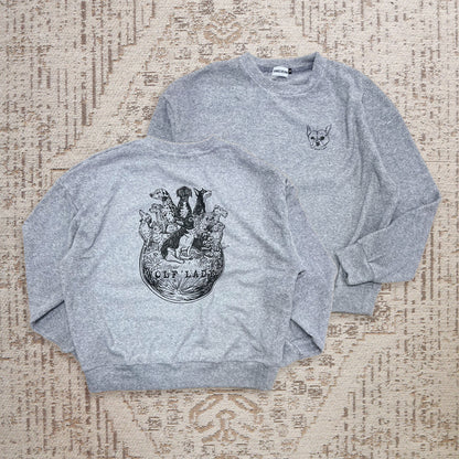 【受注生産！ 12/26 まで予約（1 月中旬～お届け）】 〈WOLFLADY×RUUU.〉PILE TRINER/ パイルトレーナー