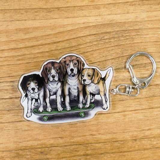 80s VINTAGE 4Beagle KeyHolder