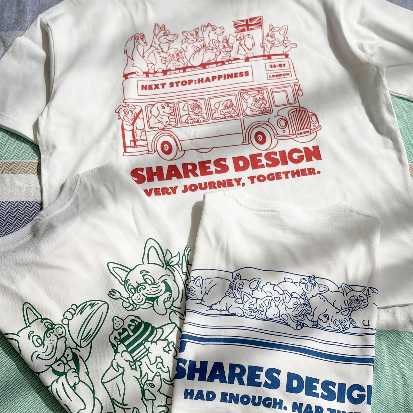 【期間限定！8/17まで販売中】〈DOGTOON〉BIG T-SHIRTS/ビッグ半袖Tシャツ