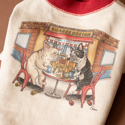 【数量限定！先行予約7/20まで！】STAR★BOXx × RUUU. by SHARES DESIGN  “BOUNDLESS” gazette TEE/ 犬服 ガゼット T シャツ（お届け9/10～）