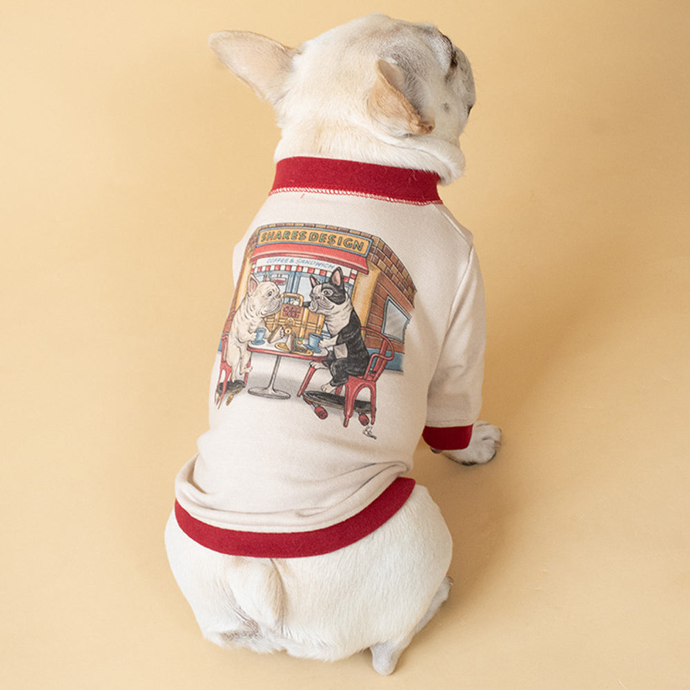 【数量限定！先行予約7/20まで！】STAR★BOXx × RUUU. by SHARES DESIGN  “BOUNDLESS” gazette TEE/ 犬服 ガゼット T シャツ（お届け9/10～）