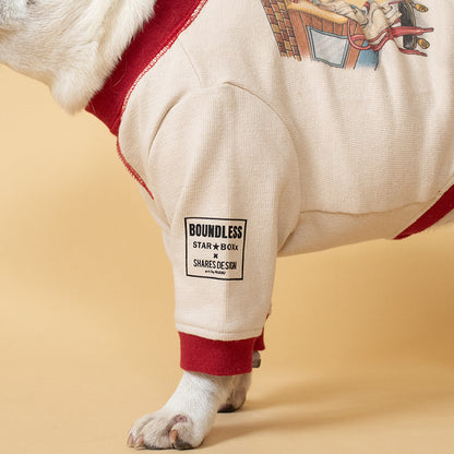 【数量限定！先行予約7/20まで！】STAR★BOXx × RUUU. by SHARES DESIGN  “BOUNDLESS” gazette TEE/ 犬服 ガゼット T シャツ（お届け9/10～）