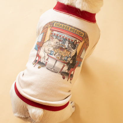 【数量限定！先行予約7/20まで！】STAR★BOXx × RUUU. by SHARES DESIGN  “BOUNDLESS” gazette TEE/ 犬服 ガゼット T シャツ（お届け9/10～）