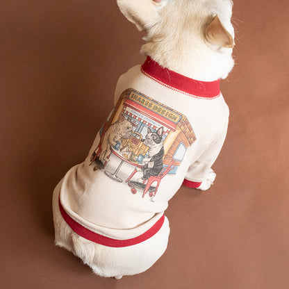 【数量限定！先行予約7/20まで！】STAR★BOXx × RUUU. by SHARES DESIGN  “BOUNDLESS” gazette TEE/ 犬服 ガゼット T シャツ（お届け9/10～）